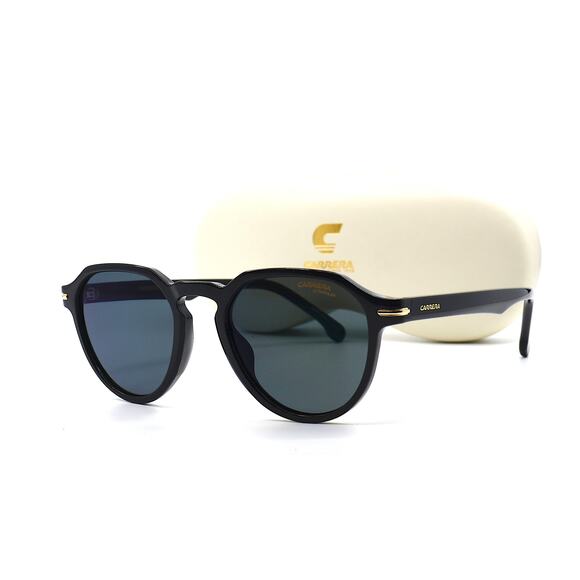 BRAND NEW CARRERA 314/S BLACK GREY POLARIZED AUTHENTIC SUNGLASSES - Picture 1 of 11